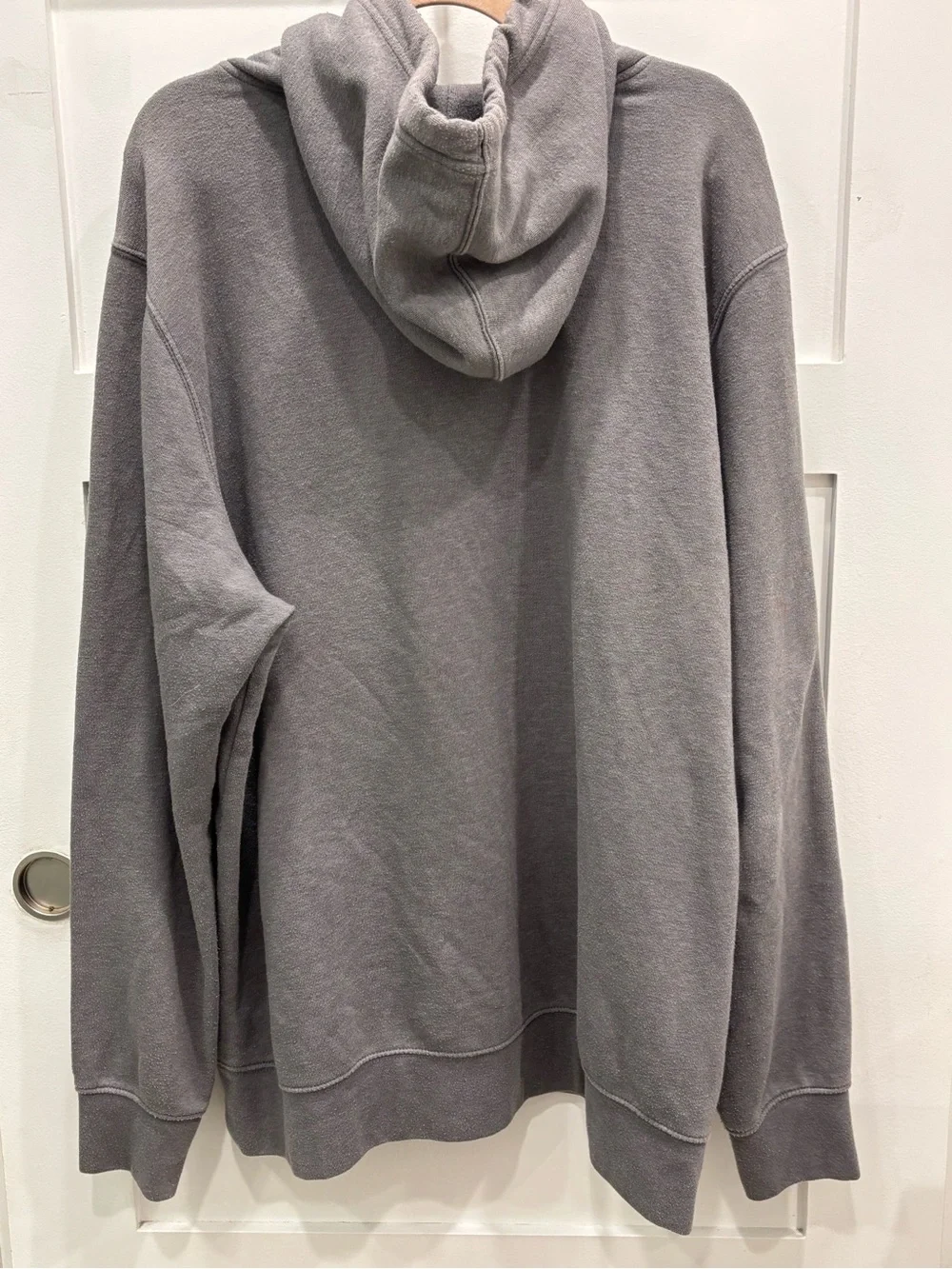 The North Face Gray Pullover Hoodie with Black Logo